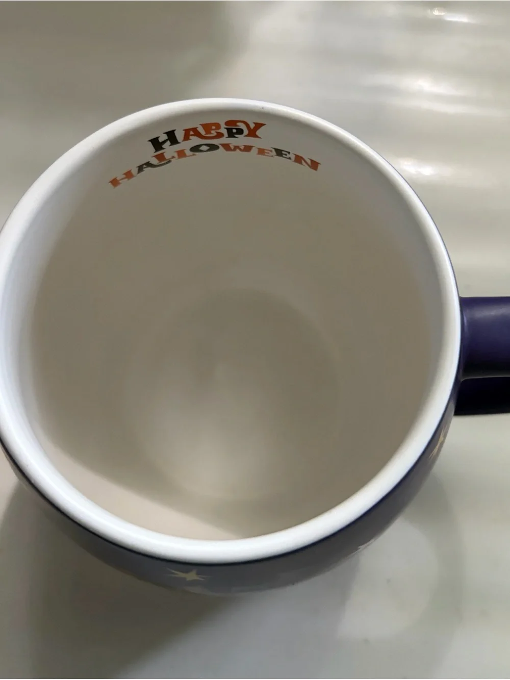 Halloween Black & Purple Ceramic Coffee Mug by